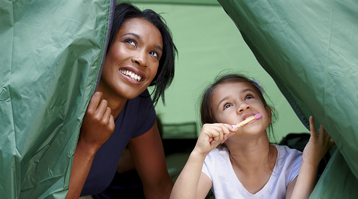 Keep your teeth healthy when you camp without a trace!