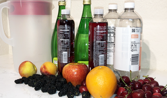 Check out how we make a healthy, satisfying non-alcoholic sangria by managing the sugar content.