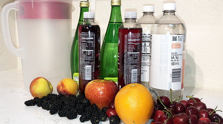 Check out how we make a healthy, satisfying non-alcoholic sangria by managing the sugar content.