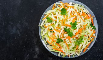 Looking for a low-fat, vinegar-based slaw that’s perfect for anything from a side dish for barbeque to a topping on your tacos? This coleslaw recipe without mayo will be your new summer staple: