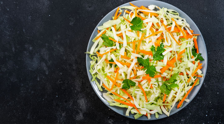 Looking for a low-fat, vinegar-based slaw that’s perfect for anything from a side dish for barbeque to a topping on your tacos? This coleslaw recipe without mayo will be your new summer staple: